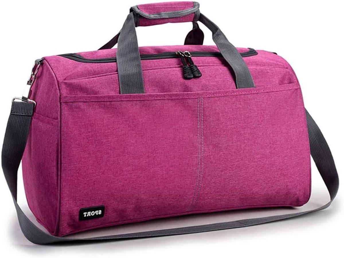 Reistas Plunjezak - Sporttas Weekendtas - Reizen Sport - Waterafstotend Nylon - 45 x 28 x 28 cm - Roze