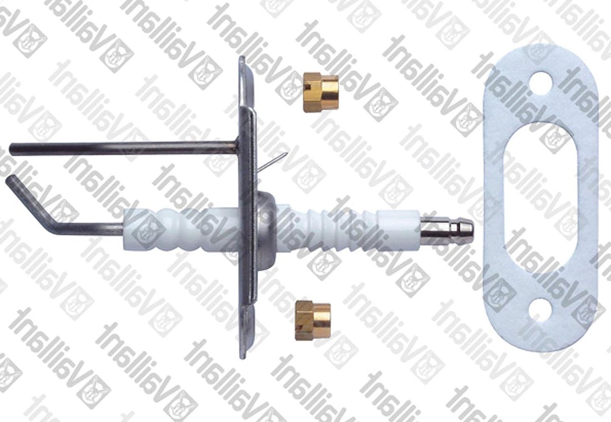 Ontstekings elektrode - Vervangingsonderdeel CV - Centrale verwarming - Specifiek onderdeel - 8 x 7 x 6 cm - Zilverkleurig