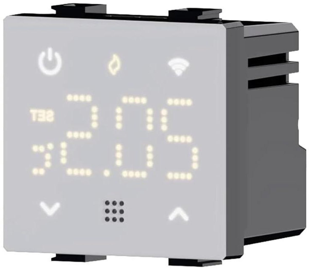 Wifi Thermostaat Module - Slimme Regelaar - Temperatuur Instellen - Touchscreen Display - 2 Module - Wit