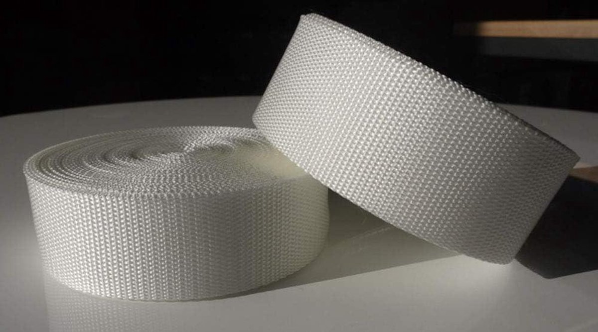PP Band - Bevestigingsband - Zaken Vastzetten - UV Bestendig - 10 Meter - Wit