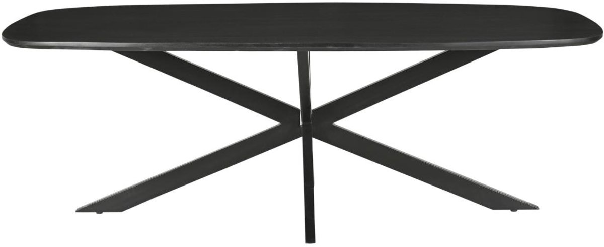 DS4U - Mees Deens ovale eettafel - 230 cm - hout - zwart