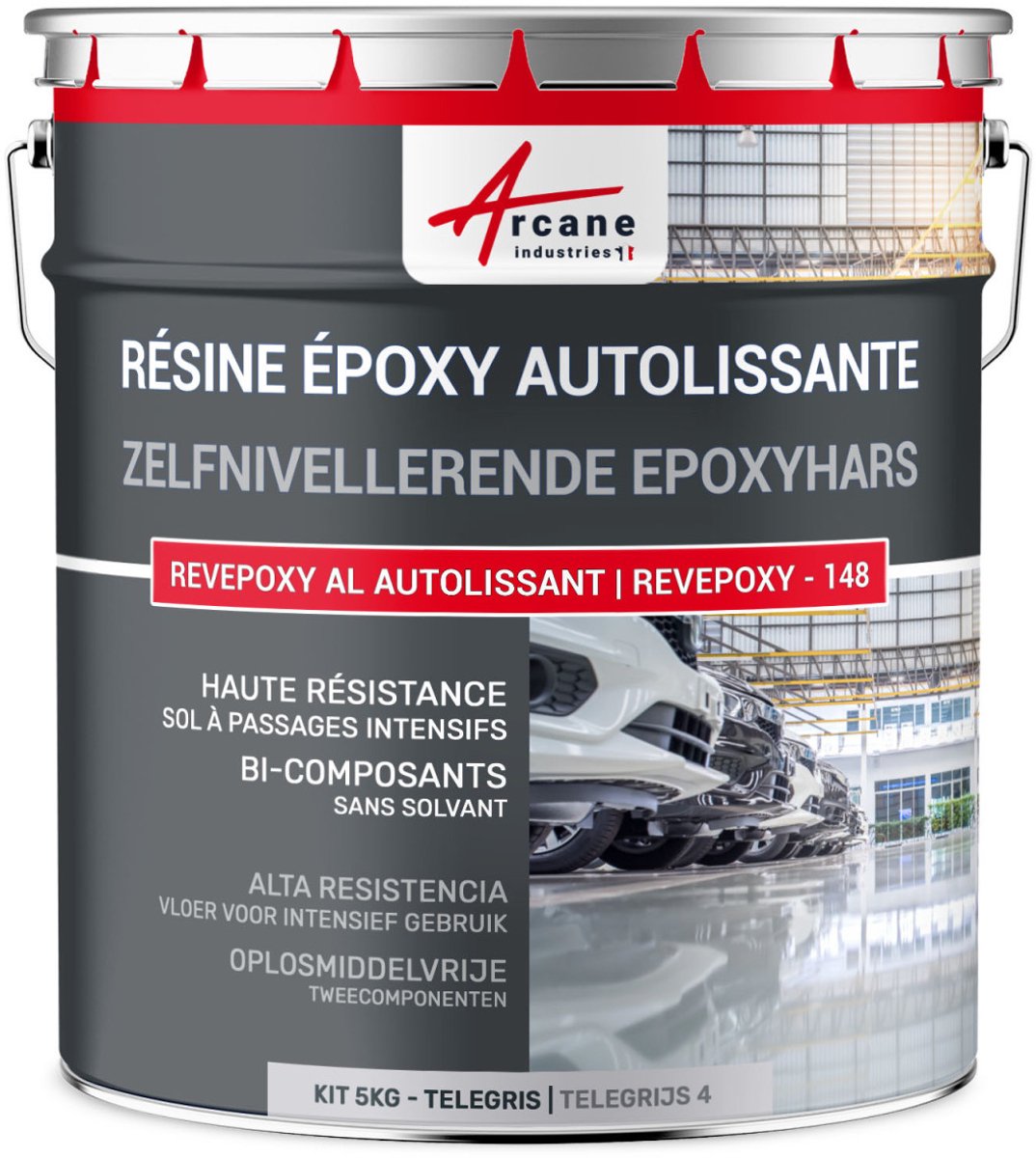 Epoxyhars Vloer, zelfnivellerend - REVEPOXY - 148