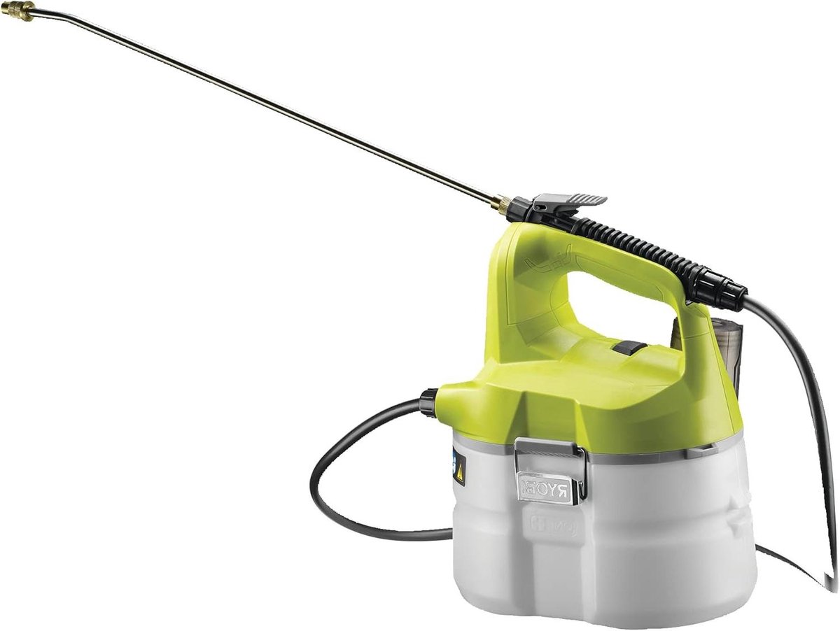 Drukspuit - Tuinspuit - Planten Verzorgen - Accu Aangedreven - 3.5 Liter Tank - Geel Wit