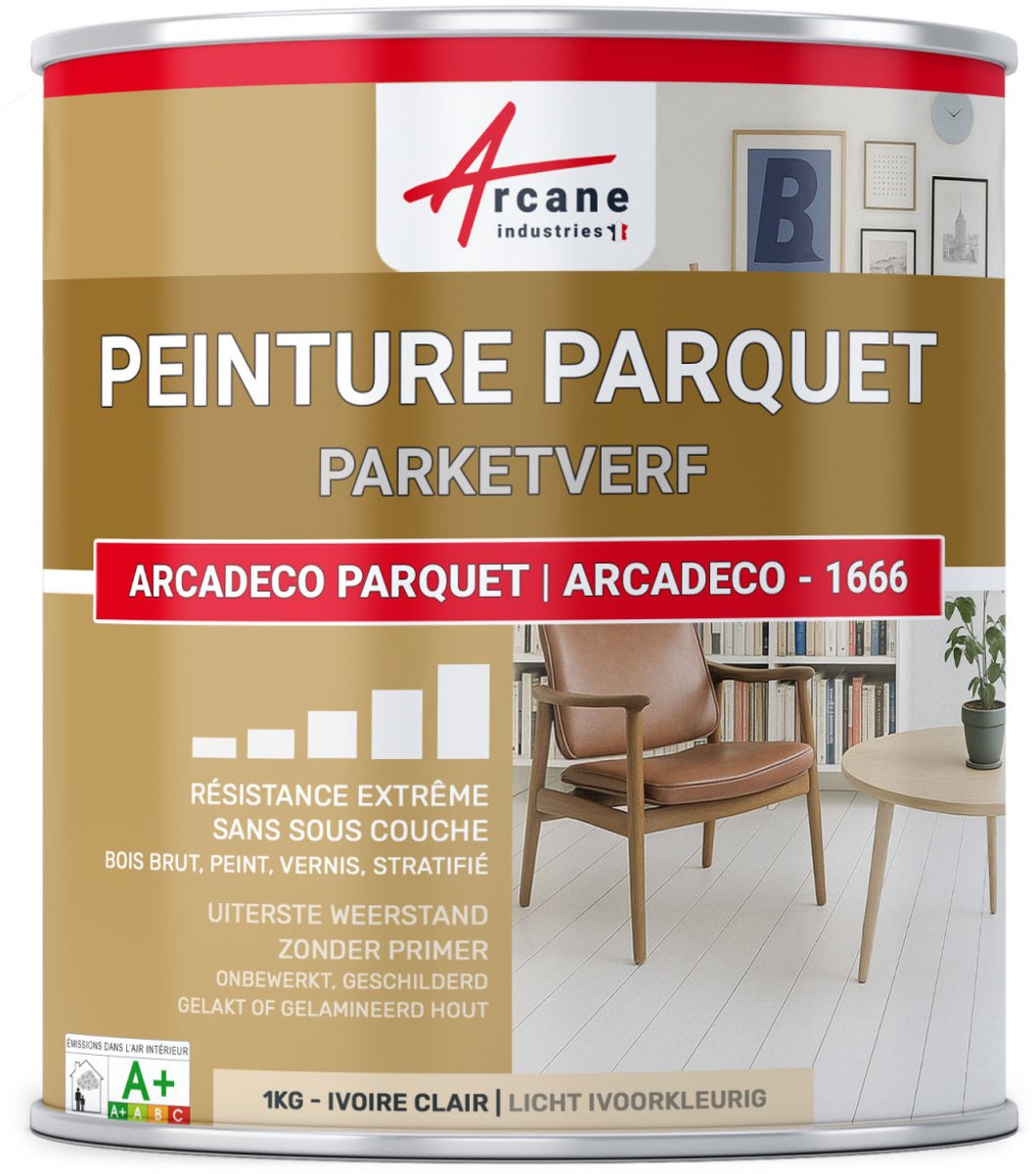 Houten parketverf, laminaatvloer: ARCADECO PARQUET