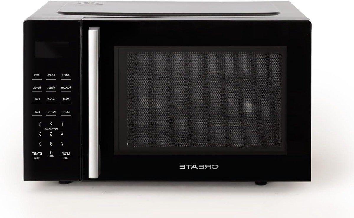 Magnetron met grill - Oven combi - Snel koken - Digitale bediening - 23 liter inhoud - Zwart