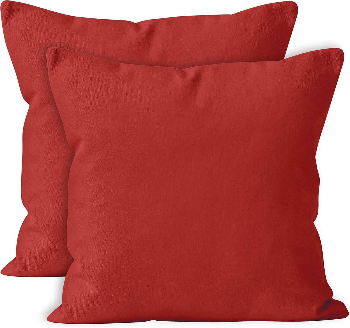 Kussenhoezen (45 x 45 cm) – baksteen – rechthoekige kussenhoes van zacht katoen, kleurrijk, decoratief, voor huis, woonkamer, slaapkamer, bank – wasbaar – geïmporteerd