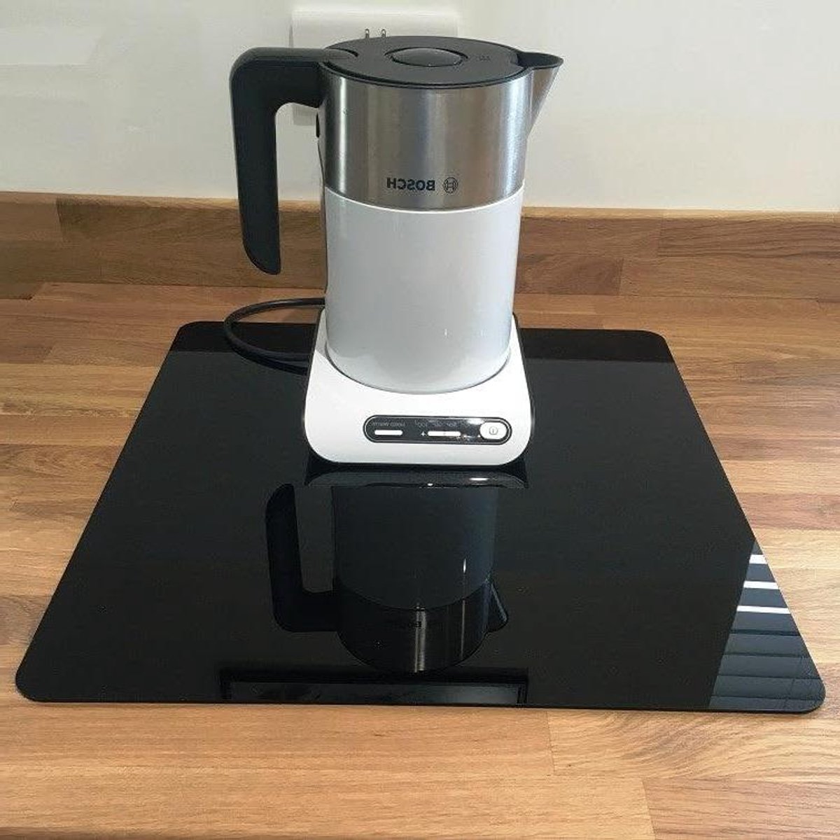 Werkblad Beschermer - Snijplank Aanrecht - Keukenwerk Beschermen - Hittebestendig Lichtgewicht - 45 x 45 cm - Zwart