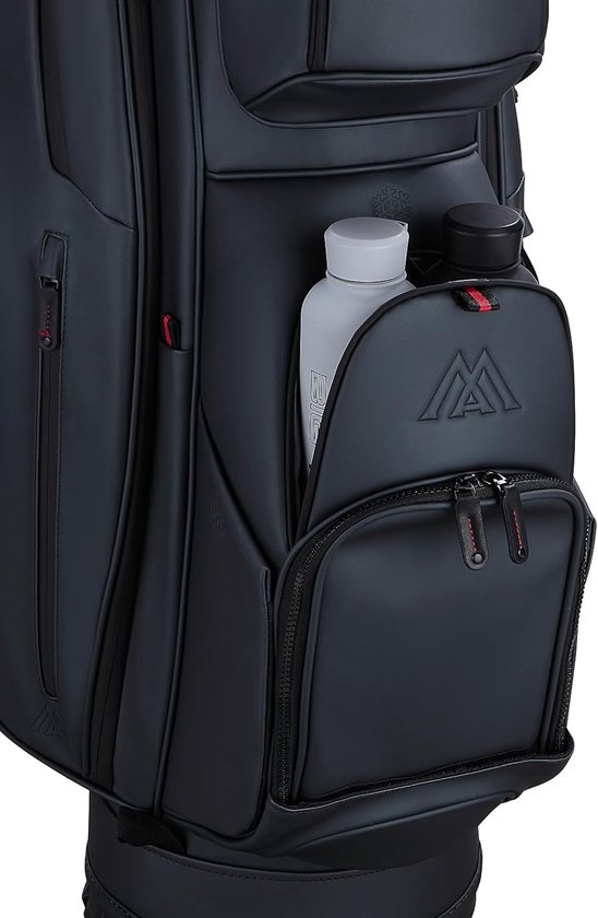 Dri Lite Prime Golftas - Waterproof Cartbag - Golfen - 14-Vakken Verdeler - 94 x 36 x 94 cm - Zwart — afbeelding 2
