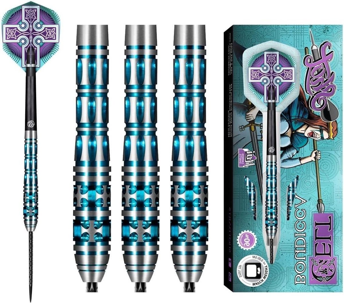 Steel Tip Darts - Dartpijlen Set - Precisie Werpen - 90% Tungsten - 23 gram - Multicolor