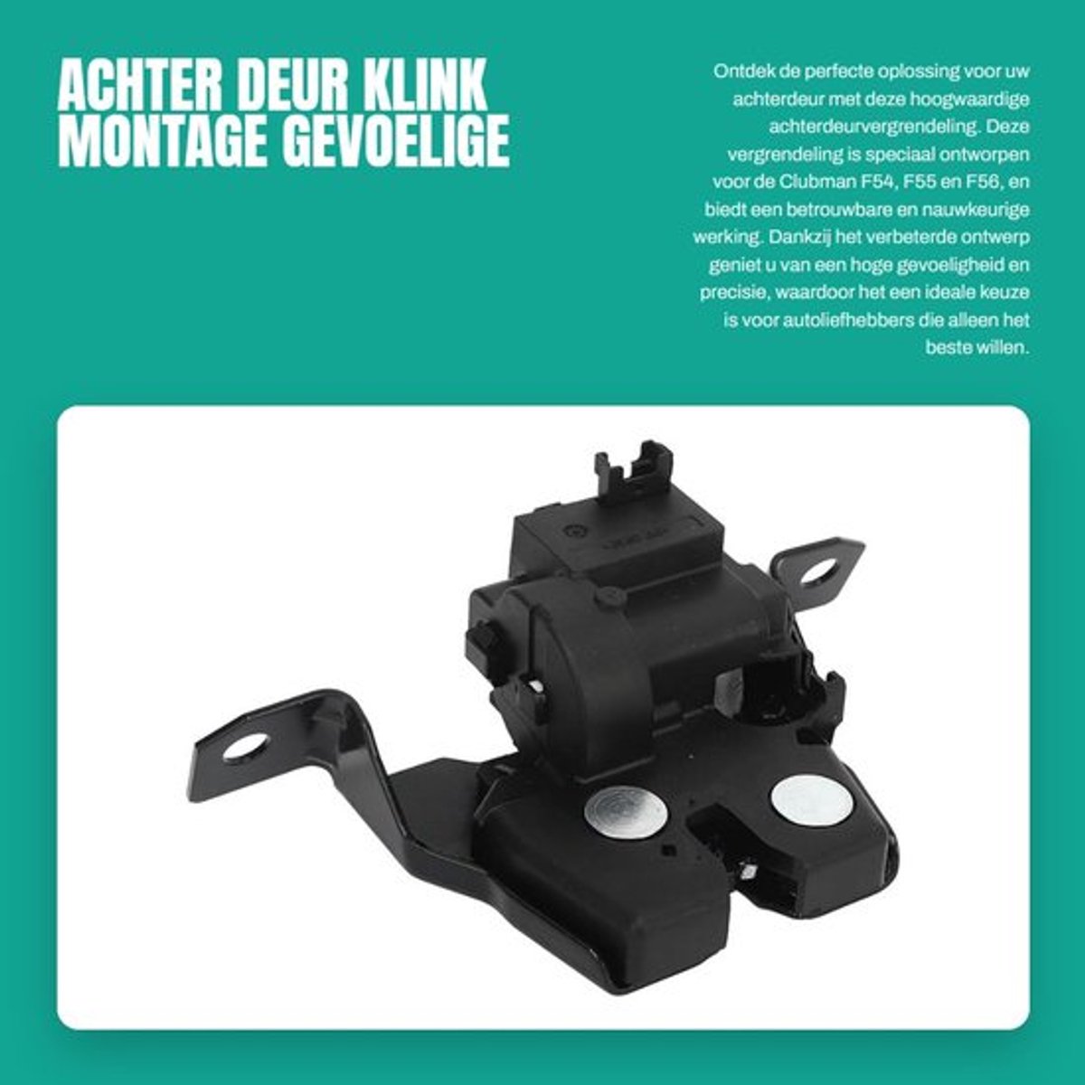 Store_8 - Achter Deur Klink Montage - Gevoelige Achterklep Klink