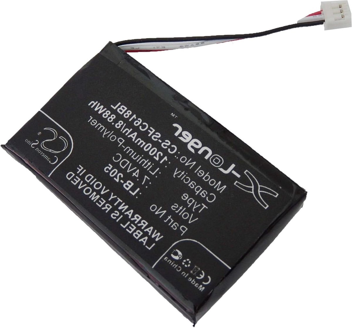 Reserve Batterij - Accu Geldweegschaal - Geld Tellen - Hoge Capaciteit - 1200 mAh - Zwart
