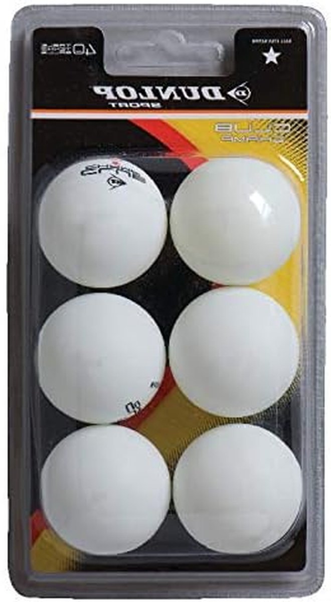 Tafeltennisballen - Bal voor training - Club training - ITTF goedgekeurd - 6 stuks - Wit