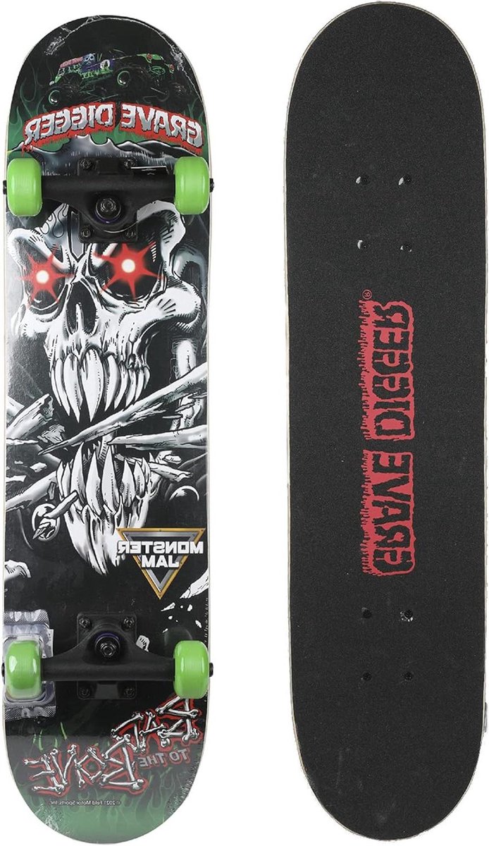 Skateboard Cruiser board Vrije tijd cruisen 9 laags esdoornhout 31 inch Monster Jam