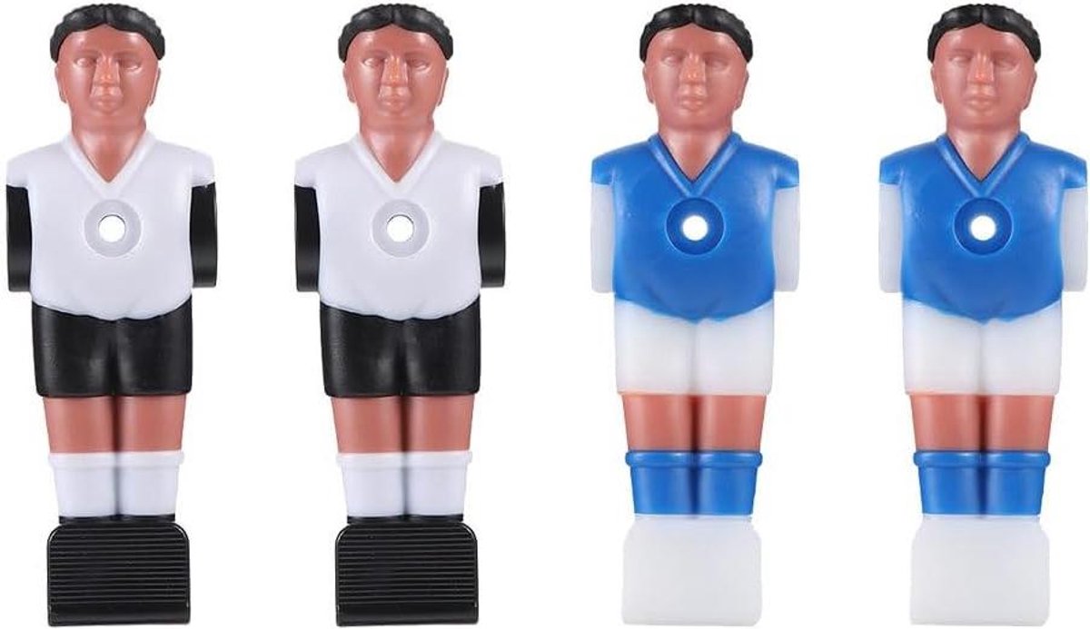 Tafelvoetbalfiguren - Reserveonderdelen - Spel Reparatie - Hars Materiaal - 4 Stuks - Meerkleurig