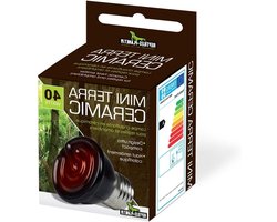 Keramische Warmtelamp - Terrarium Verwarming - Reptielen Warm Houden - Geen Zichtbaar Licht - 40 W - Zwart