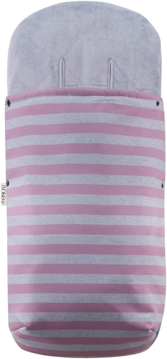 Universele voetenzak - Kinderwagen zak - Warmte en comfort - Hypoallergeen materiaal - 42 x 100 cm - Roze van Universele — afbeelding 3