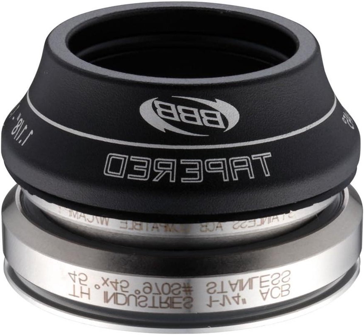 Stuurset Bescherming - Balhoofdset Fiets - Fiets Onderhoud - Geïntegreerde Conische Lagers - 15 mm - Zwart