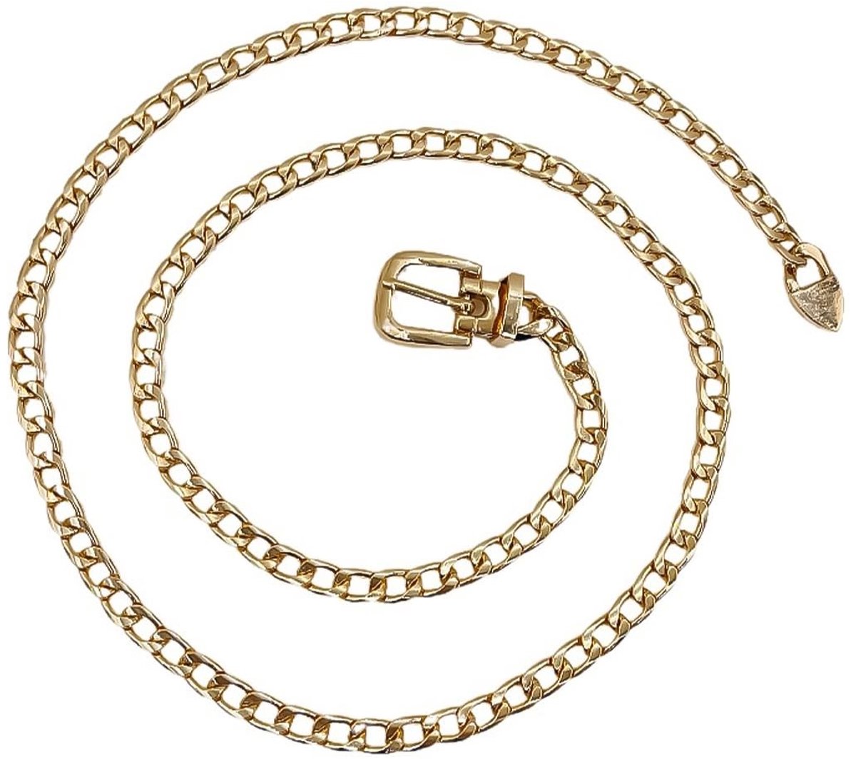 Dailygoods - Taille Ketting Riem - Verstelbare Body Chain - Gemaakt van Legering - Lichte Gewicht - Geschikt voor Jurken en Jeans