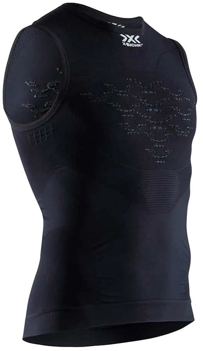 X-Bionic Energizer 4.0 Heren Singlet Light - Opal Black/Arctic White - Maat M