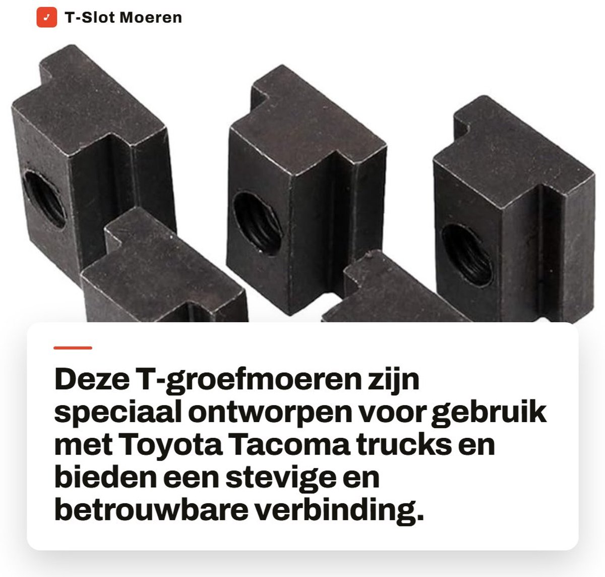 Dailygoods- T-slot Moer Zwart Oxideoppervlak - T-vormige Moergroef - 5 Stuks - Zwaar Staal - 3/8 Inch - Duurzaam - T-groefmoer