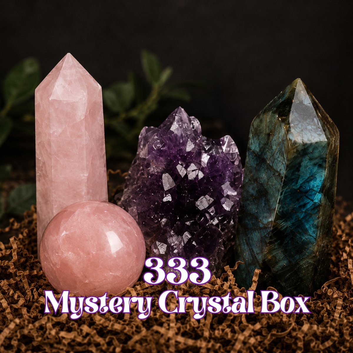 333 Mystery Crystal Box | Premium Intuïtieve Edelstenen Box