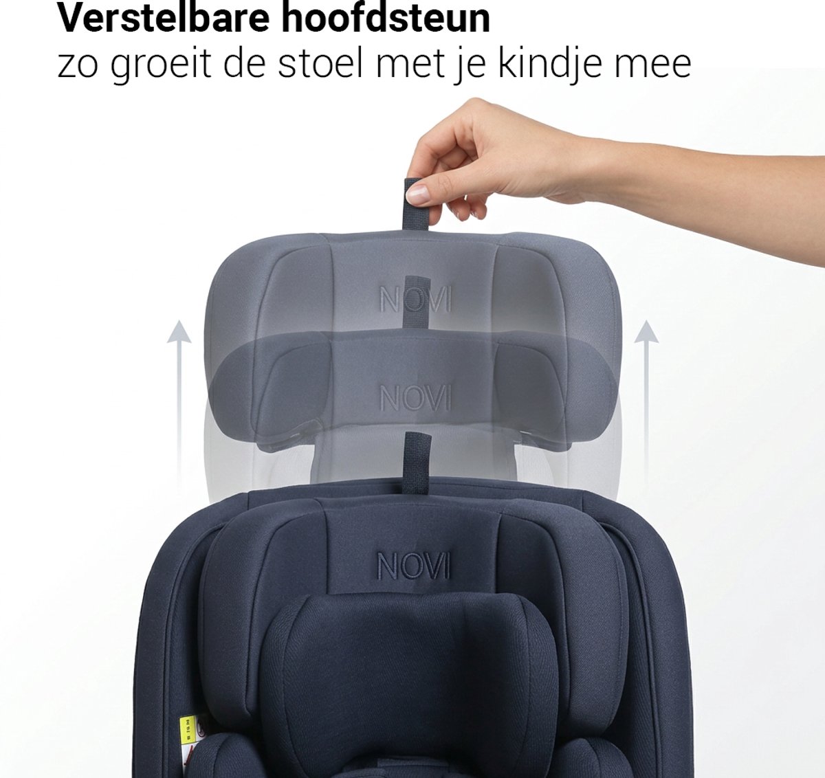 Novi Baby® Goliath Premium Autostoel - I-Size - Draaibaar - Zwart – foto 5