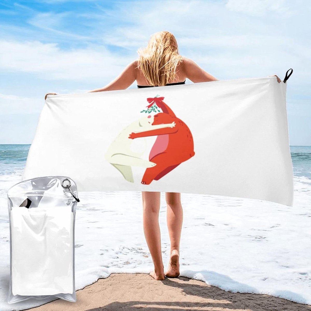 Strandhanddoek Microvezel - Reishanddoek Sneldrogend - Strand en Zwembad - Zandbestendig e