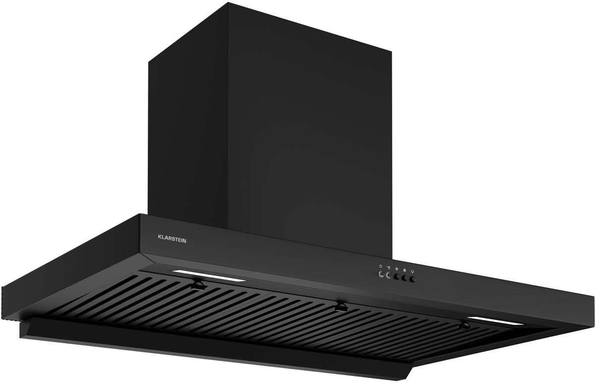 Klarstein Afzuigkap AeroClean 603 m³/h Zwart - 721 m³/u 50 cm 120W - voor Keuken - Afzuiging - Verstelbaar In Hoogte Verstelbaar - Dampkap Wasemkap Kookplaatafzuiging