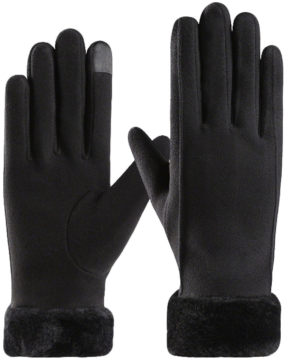 Dailygoods- Winterhandschoenen Waterdicht - Touchfunctie - Warme Rijhandschoenen - Kunstleer - Fleece Binnenkant - Slank Ontwerp