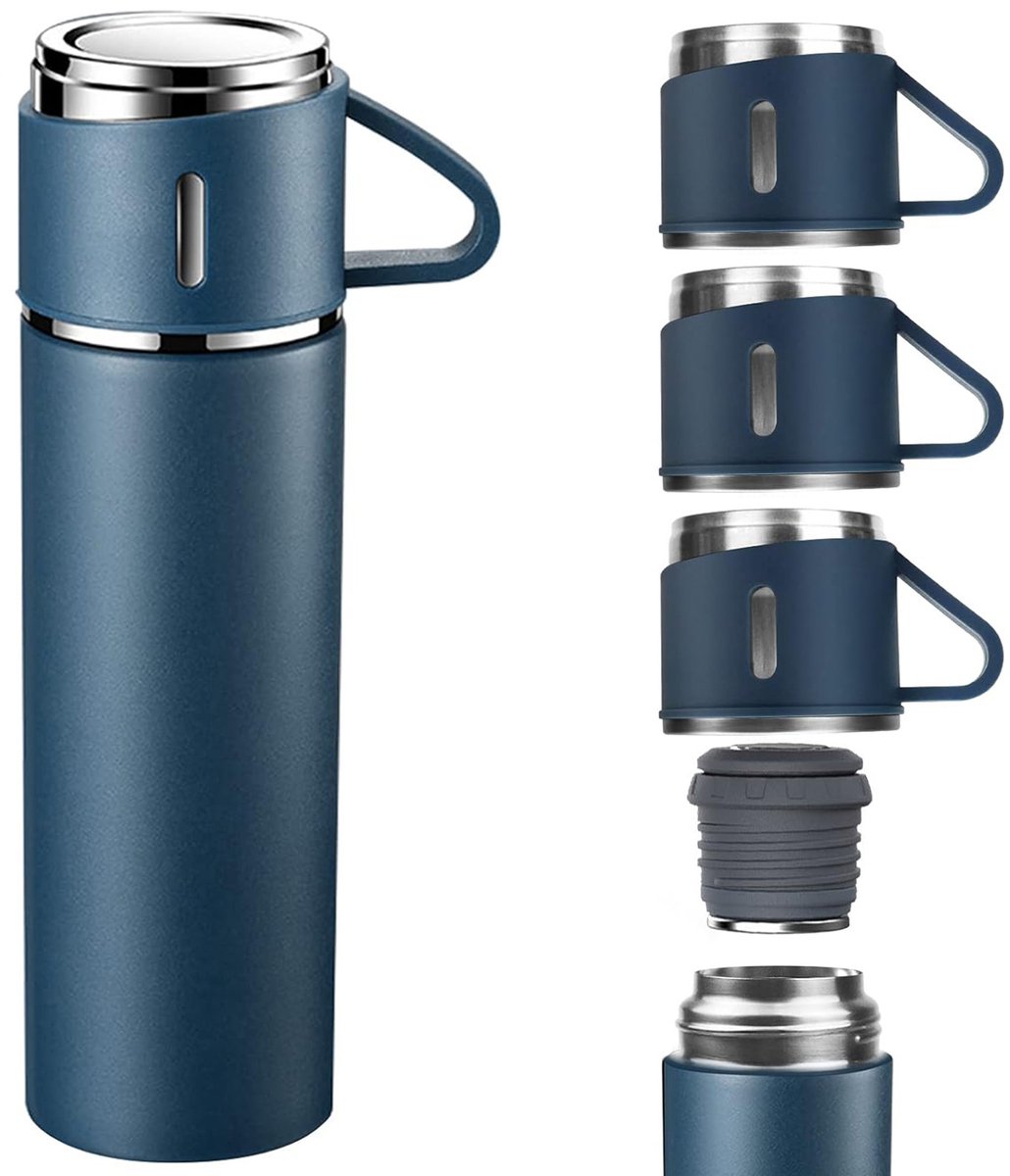 REDOM RVS Thermosfles 500 ml - Voor Werk, Sport & Reizen