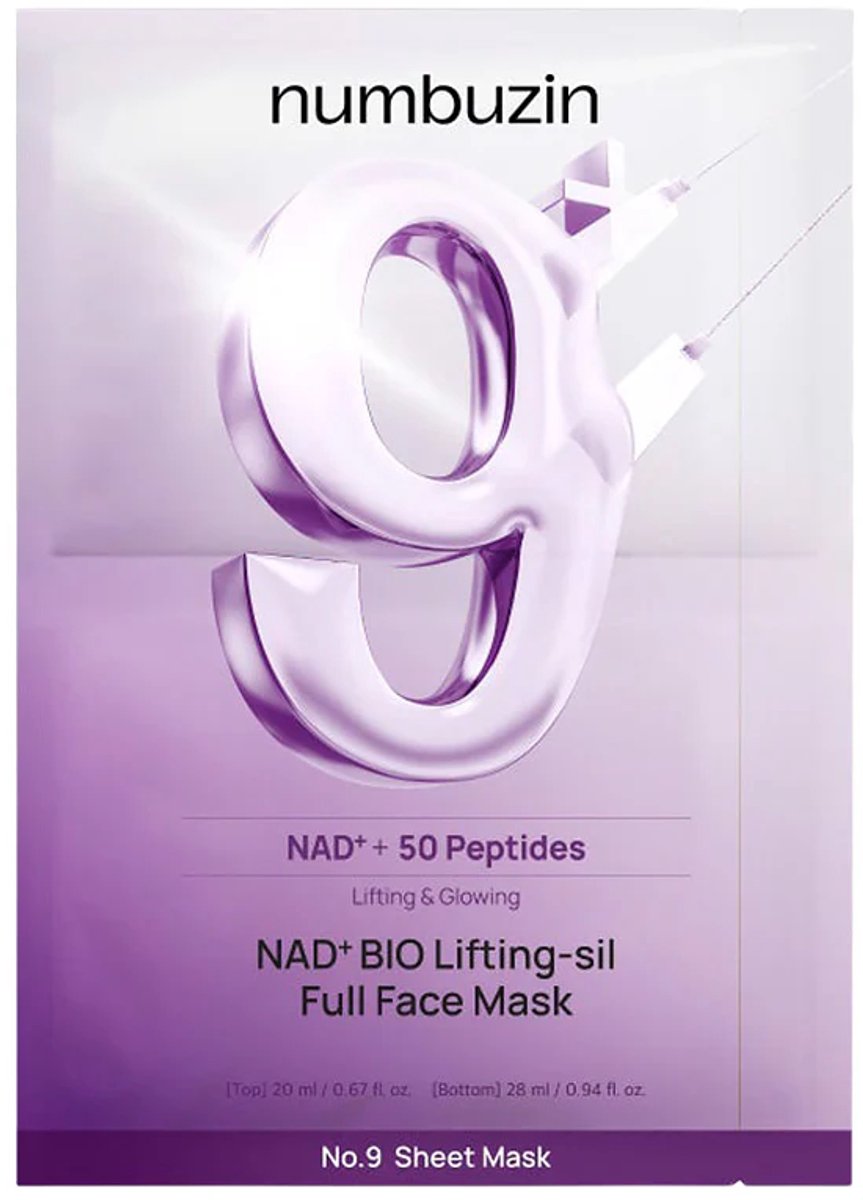 Numbuzin - NAD+BIO Lifting-sil Full Face Mask 1 Sheet