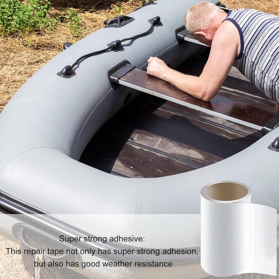 Reparatiepleister - Waterdichte Tape - Lekkages Dichten - Duurzame TPU Reparatie - 1 meter - Doorzichtig — afbeelding 2