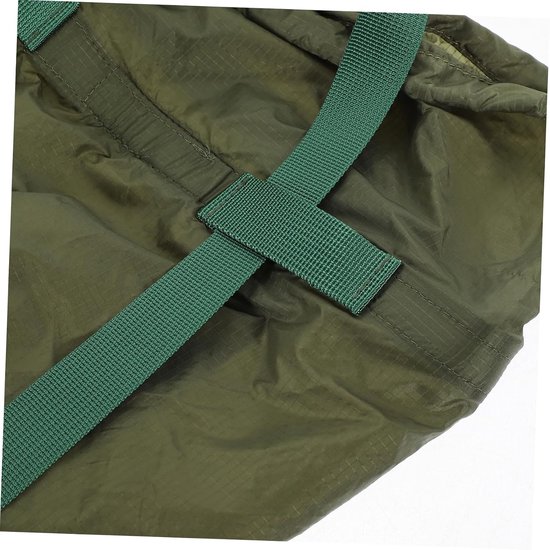 Slaapzak Compressiezak - Opbergzak Quilt - Outdoor Kamperen - Waterbestendig Nylon - 18x38 cm - Groen — afbeelding 3