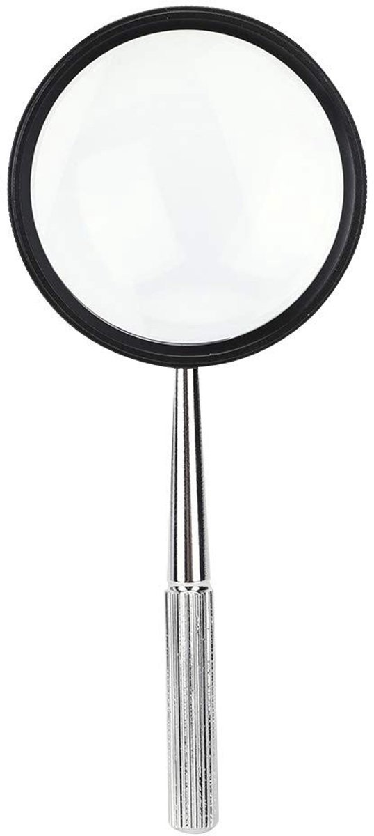 Dailygoods- Vergrootglas 35X - Draagbare Loep - Afneembaar Handvat - Dubbele Lens - Hoogwaardige Materialen - Ideaal voor Lezen en Hobby's