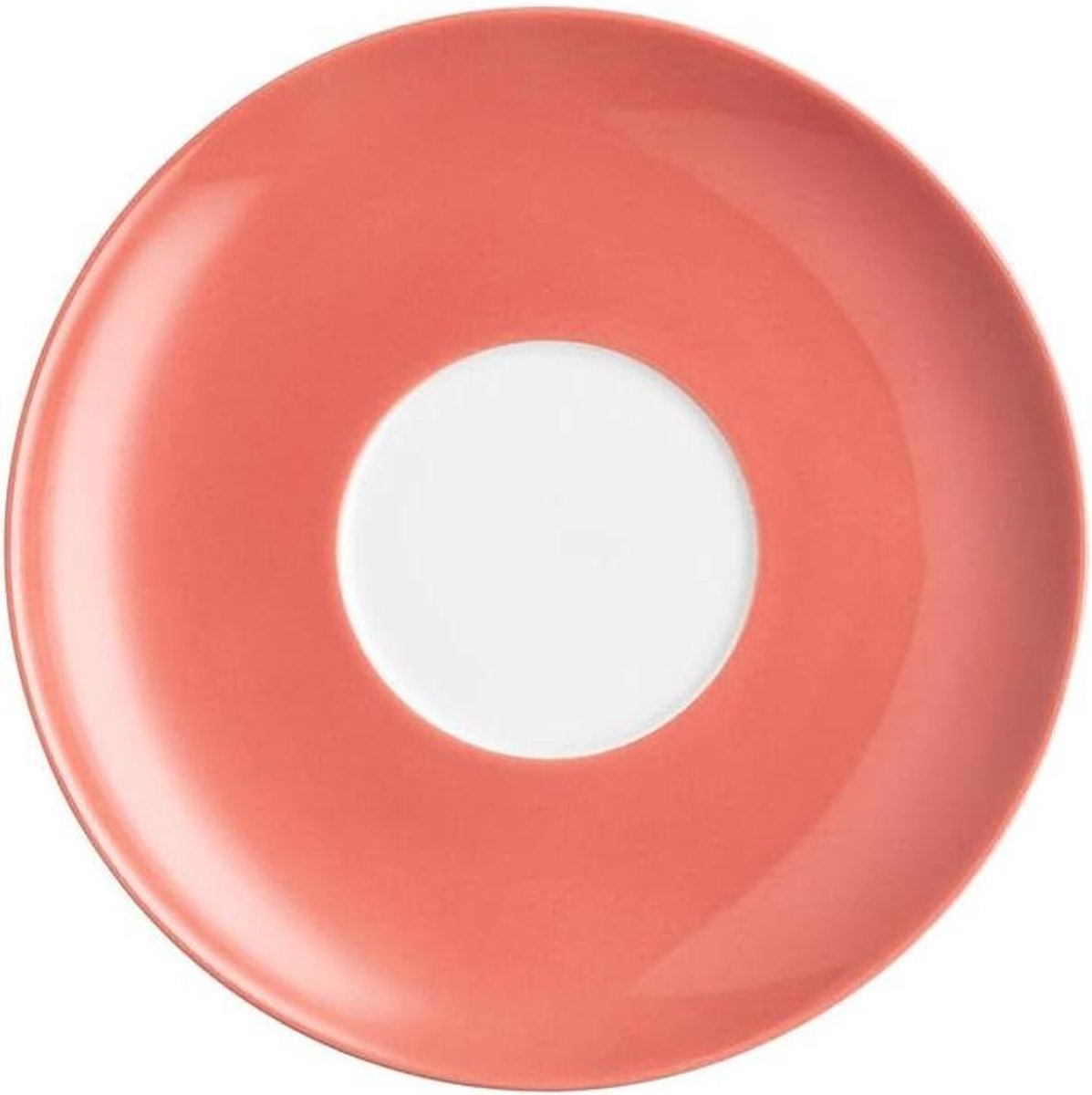 Kopjes Schoteltje - Koffie Schotel - Koffie Moment - Vaatwasser Magnetron - 16.2 cm - Rood