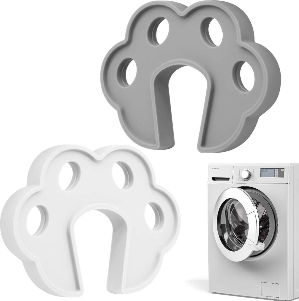 Dailygoods- Deurbeugel voorlader - Deurstopper - Deurbuffer - Ondersteuning gereedschap - Gemaakt van rubber - Eenvoudig te bevestigen