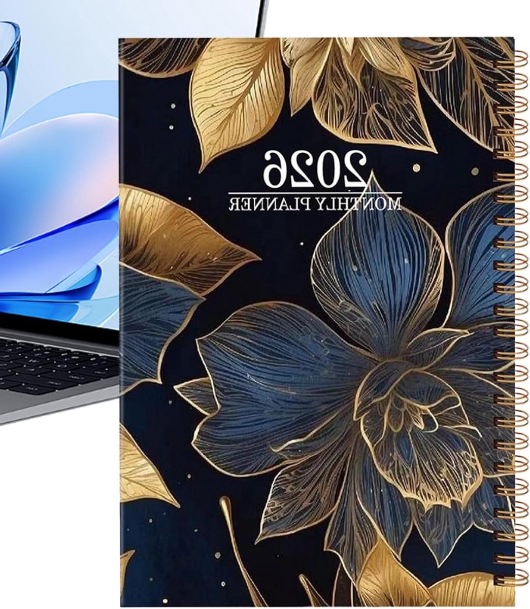 Agenda 2026 - Weekplanner Jaarplanner - Afspraken Plannen - Botanisch Ontwerp - 2159 x 165 cm - Multicolor