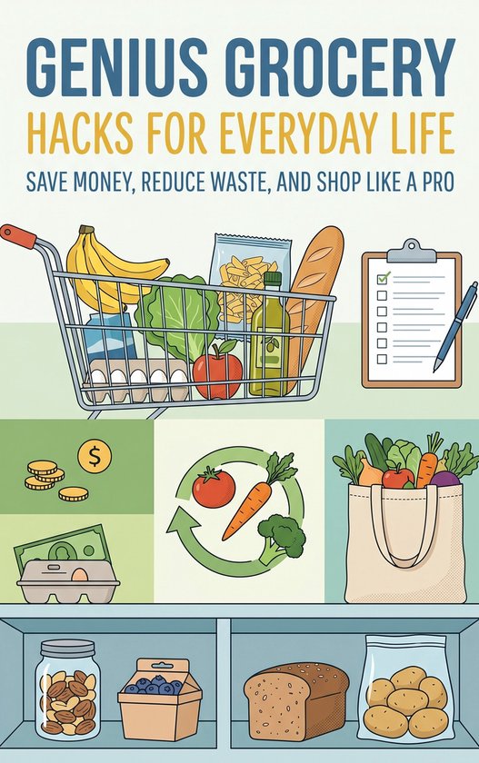 Genius Grocery Hacks for Everyday Life - cover