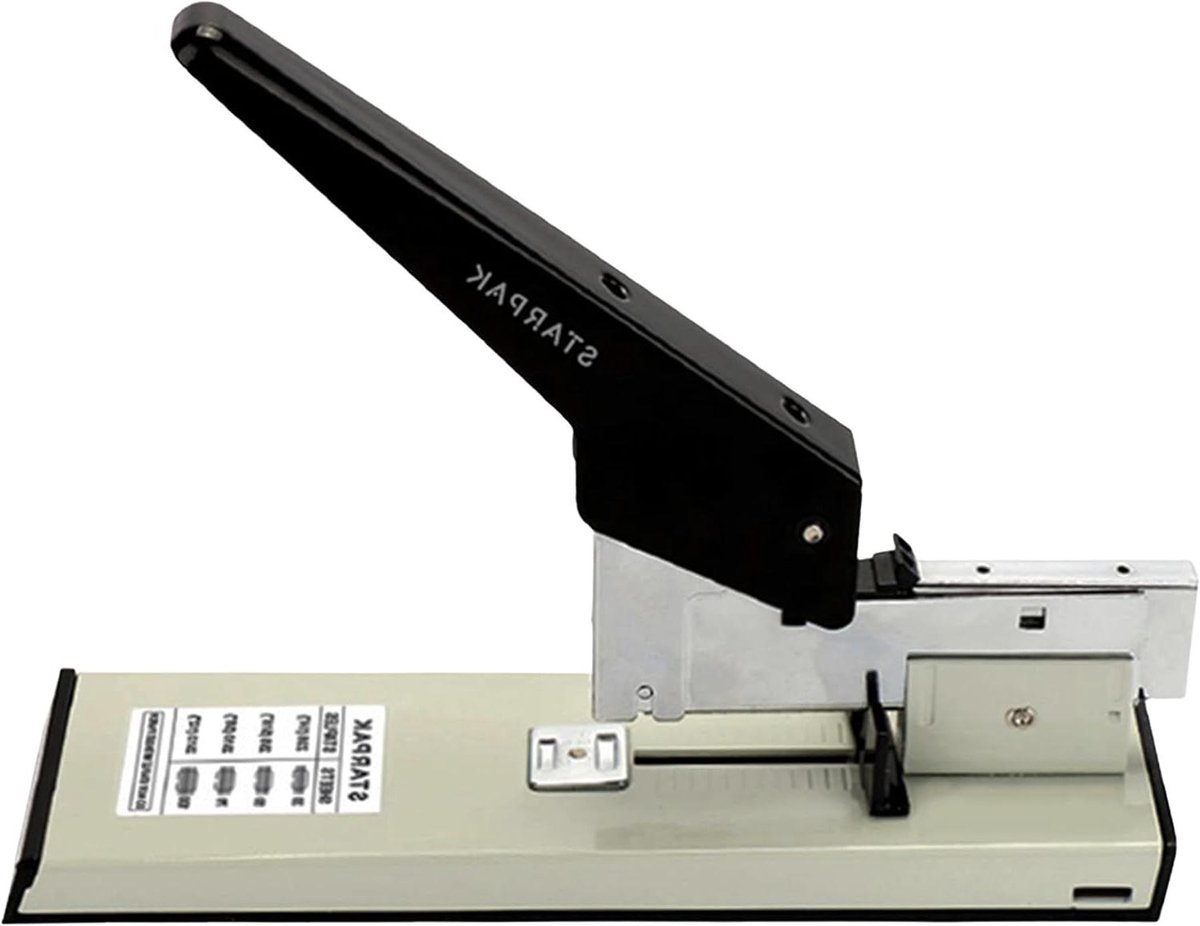 Krachtige Nietmachine - Kantoor Nietmachine - Documenten Verwerken - Niet tot 100 Vel - 28 cm Lengte - Metaal