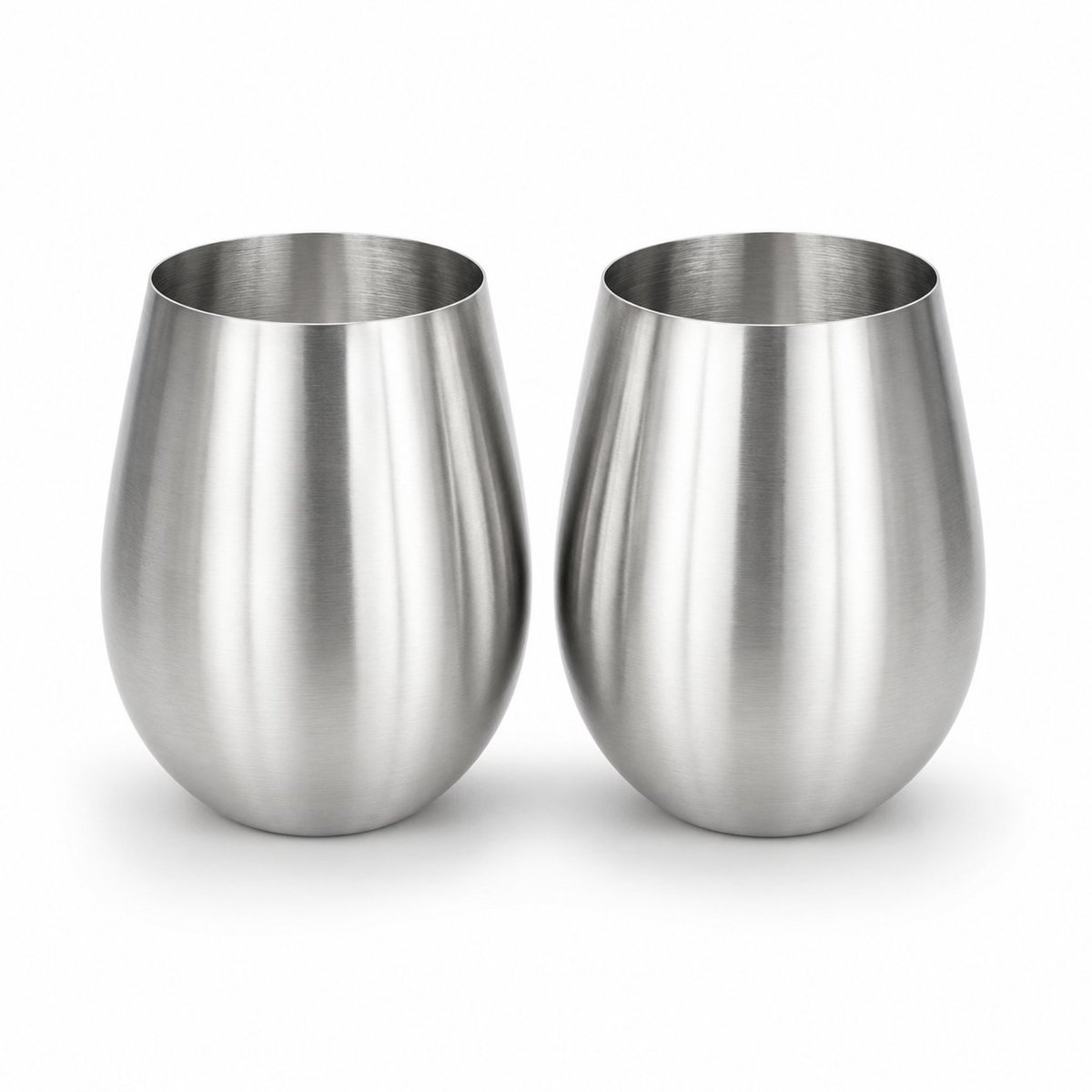 My Green Deal – RVS Drinkbeker set van 2 – Roestvrijstalen Tumbler voor Wijn, Cocktails & Frisdrank – Duurzame Beker voor Warme & Koude Dranken