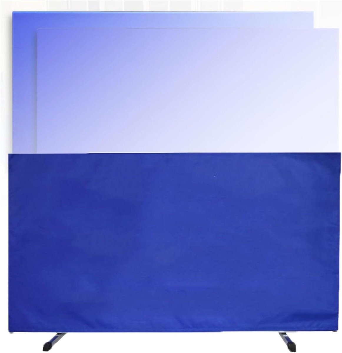 Tafeltennis Schot - Sportveld Scherm - Ruimte Verdelen - Opvouwbaar Ontwerp - 140x75CM - Blauw