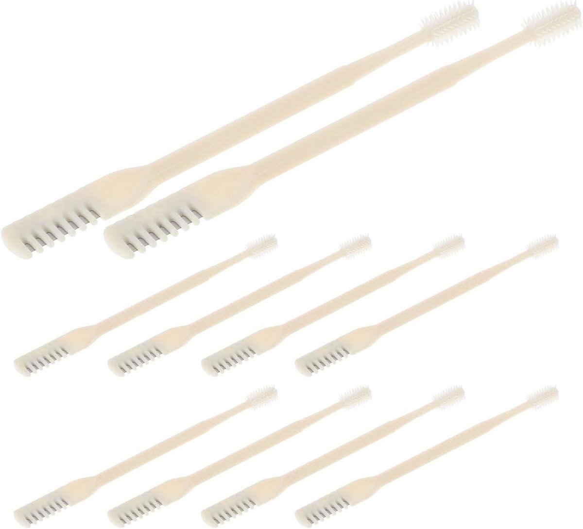 Neus Haar Trimmer - Gezichts Haar - Persoonlijke Verzorging - Dubbelzijdig Snel Trimmen - 10 Stuks - Geel