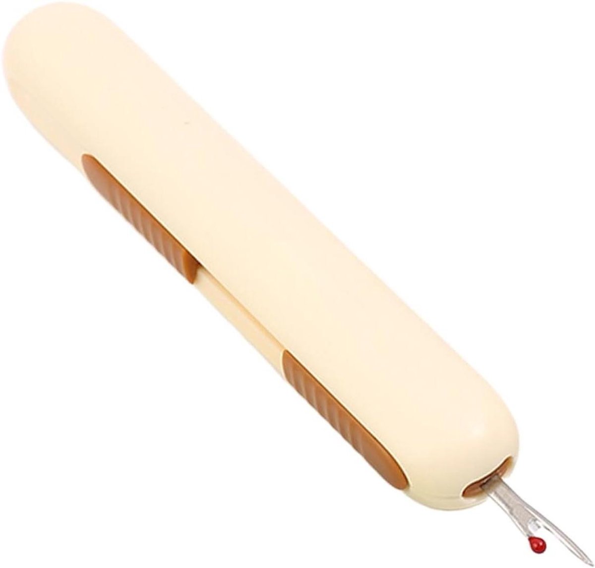 Naaldinrijger - Draadgereedschap - Naaien Vereenvoudigen - 2-in-1 Design - 10.9 cm - Lichtgeel
