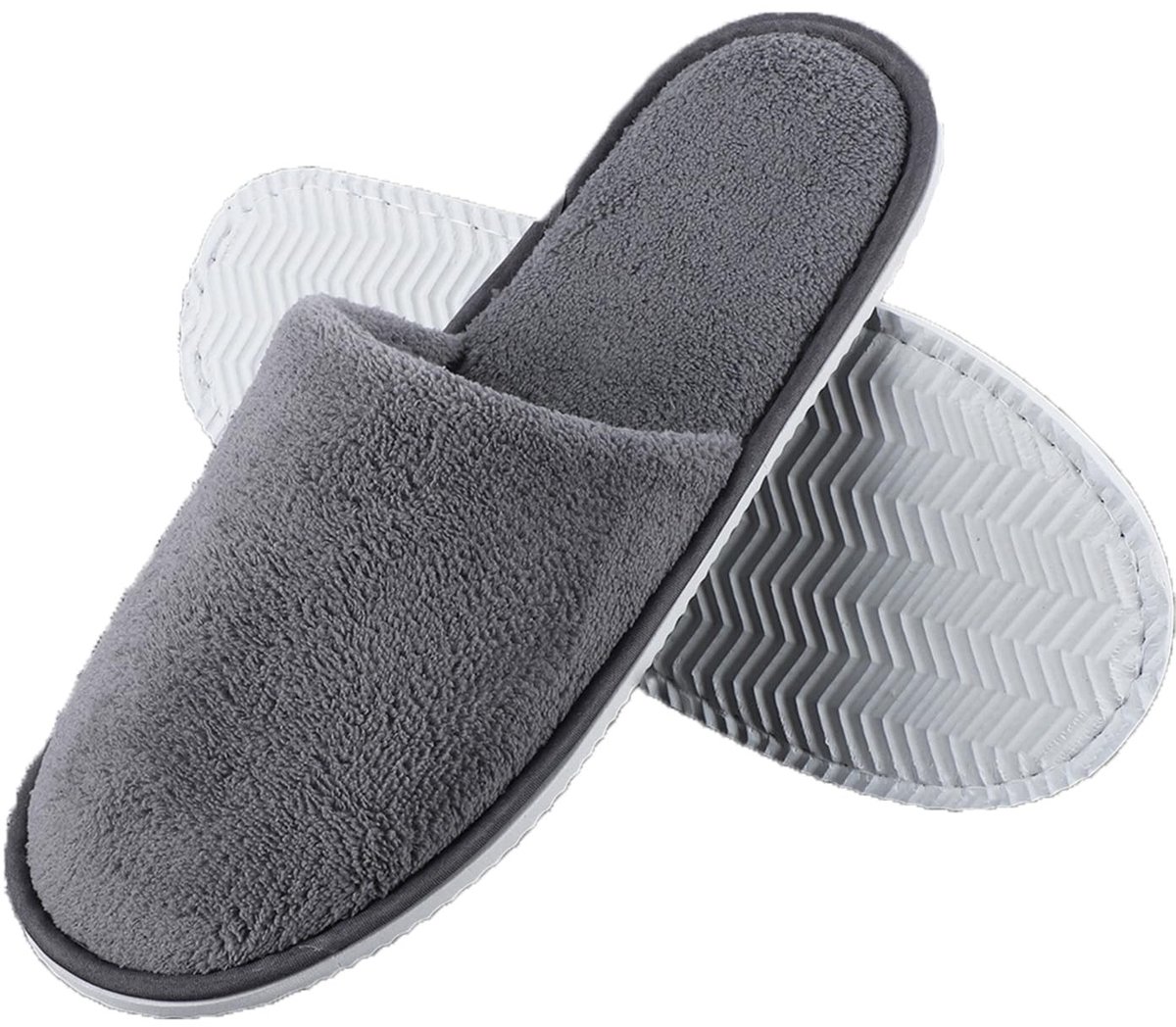 Dailygoods- Reispantoffels Draagbaar - Zachte Koraalfluwelen Pantoffels - Antislip - 7 mm EVA-zolen - Herbruikbare Huisslippers - Lichtgewicht en Comfortabel