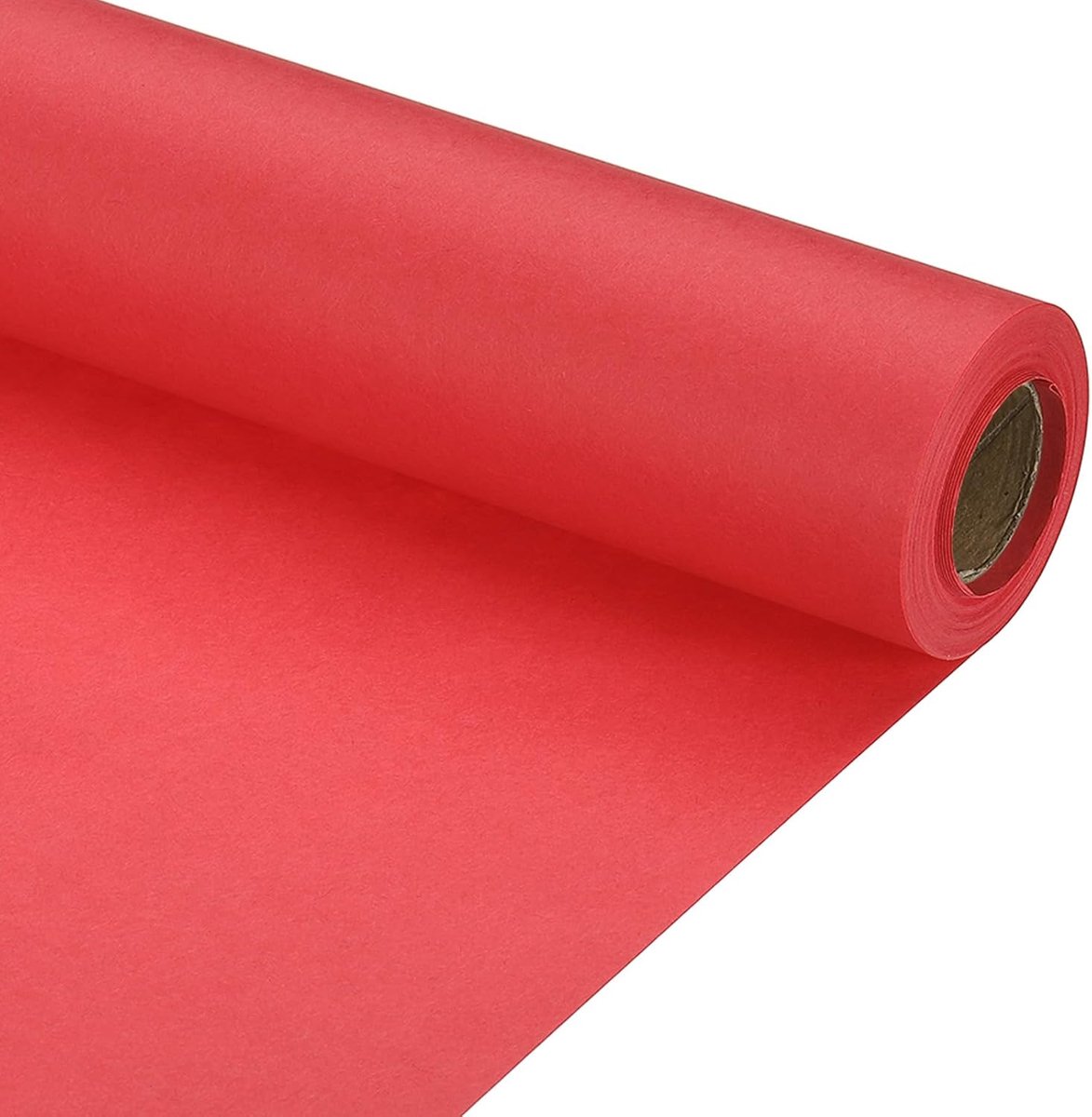 Cadeaupapier, 38 cm x 10 m, 70 g/m², cadeaupapier, rol, cadeaupapier, effen inpakpapier, inpakpapier voor poster, prikbord, cadeauverpakking, lichtrood