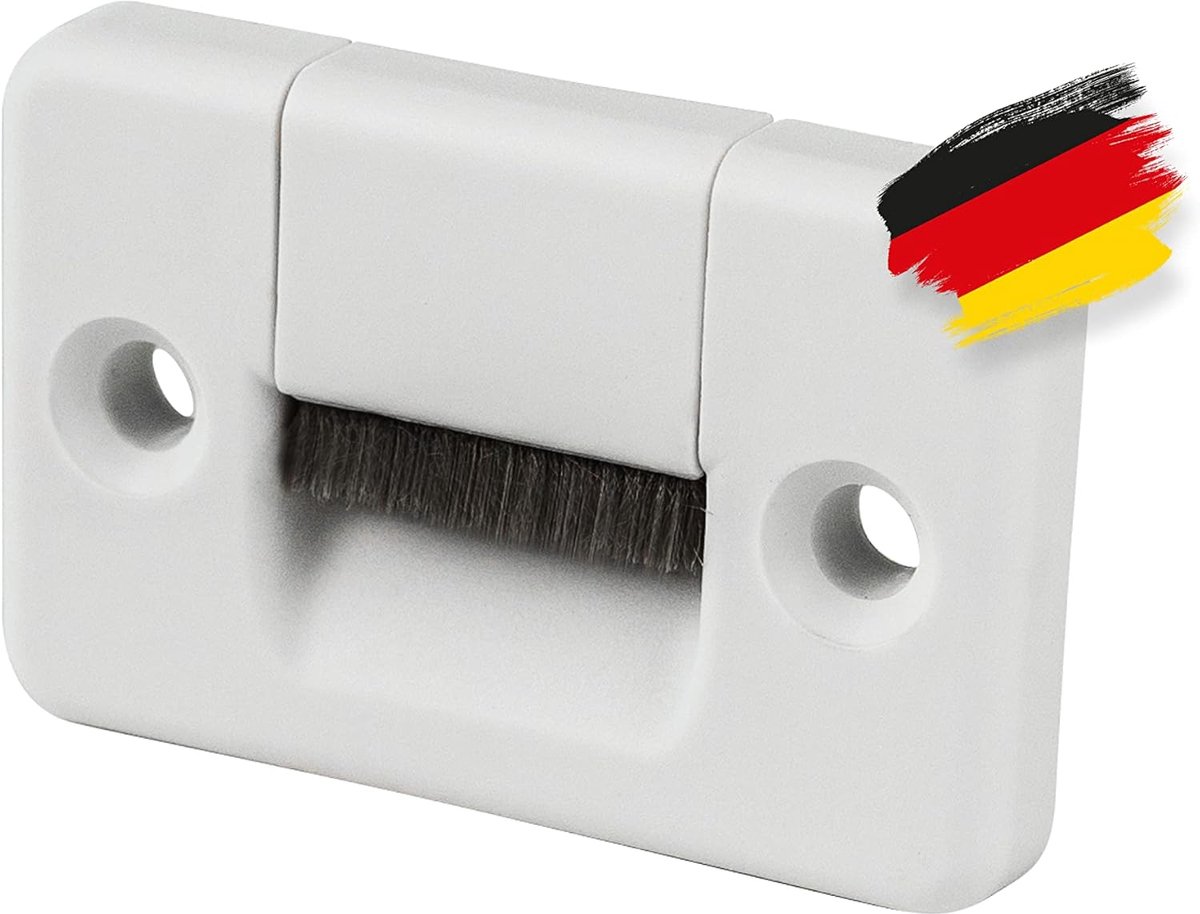 Gordelgeleider voor rolluiken [5 stuks] - zonder riemuitbreiding - riemdoorvoer met borstelafdichting - voor rolluikriem 23 mm - voor rolluikriemwikkelaar opbouw en inbouw - gatafstand 40 mm