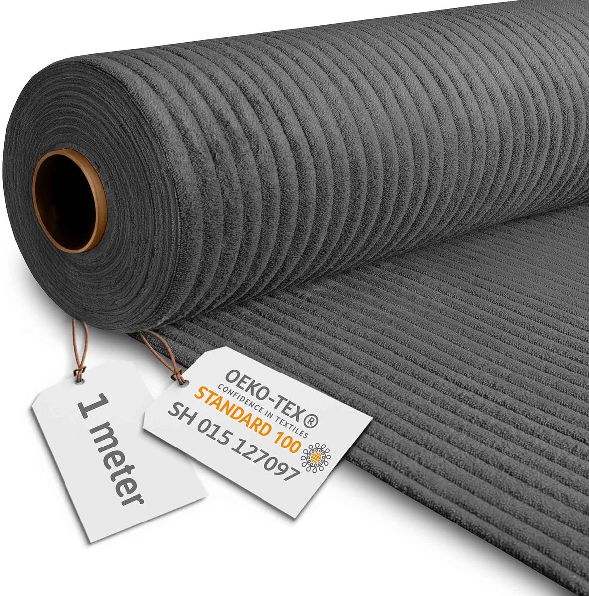 Stof per meter gewicht 380 g/m2 - bekledingsstof corduroy per meter 140 cm breed - meubelstof - Breitcord