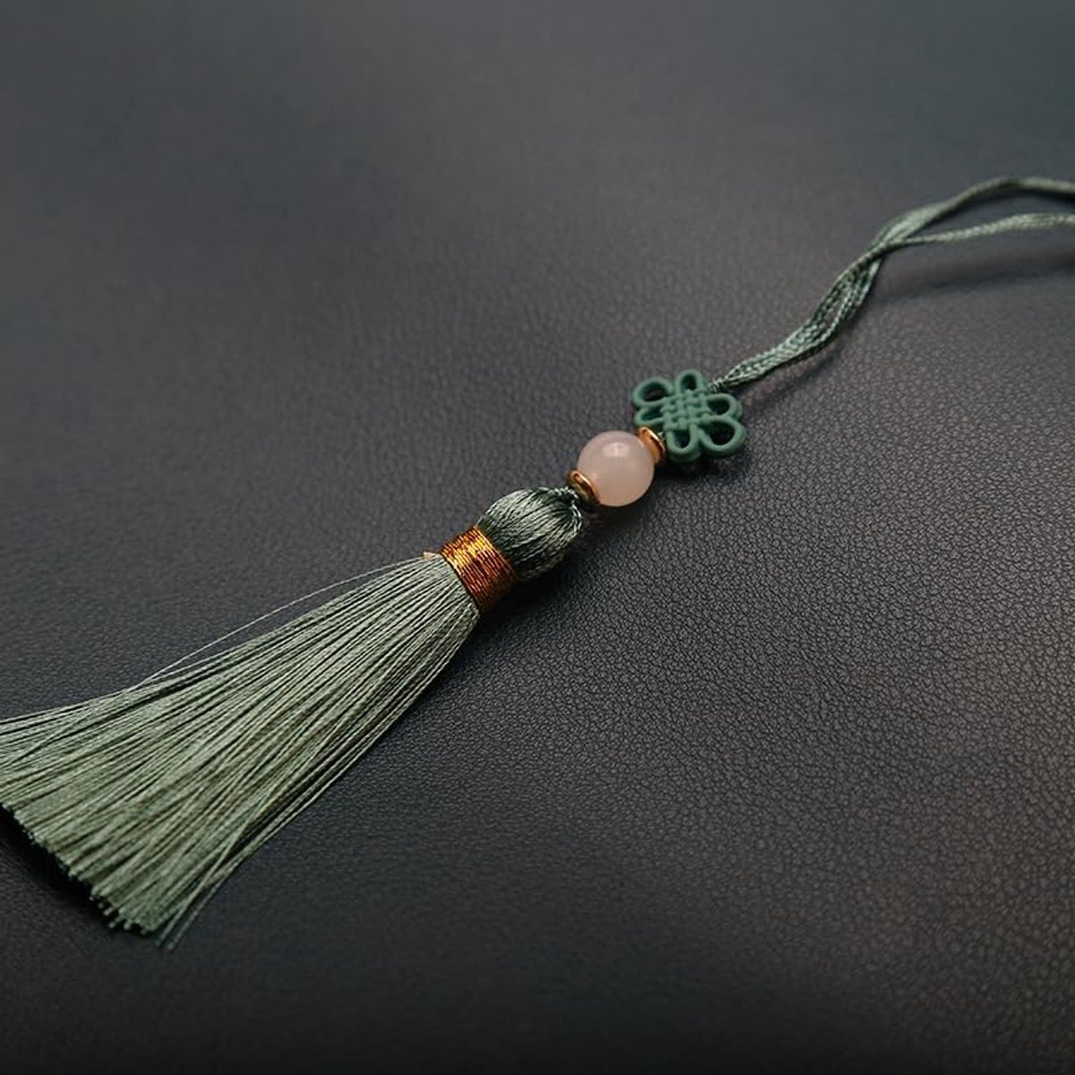 Kwastjes, handgemaakte zijdeachtige kwastjes, sleutelhangers met parels, bladwijzer, kwasthanger, kleine Chinese knoop voor doe-het-zelf sieraden, oorbellen, knutselen