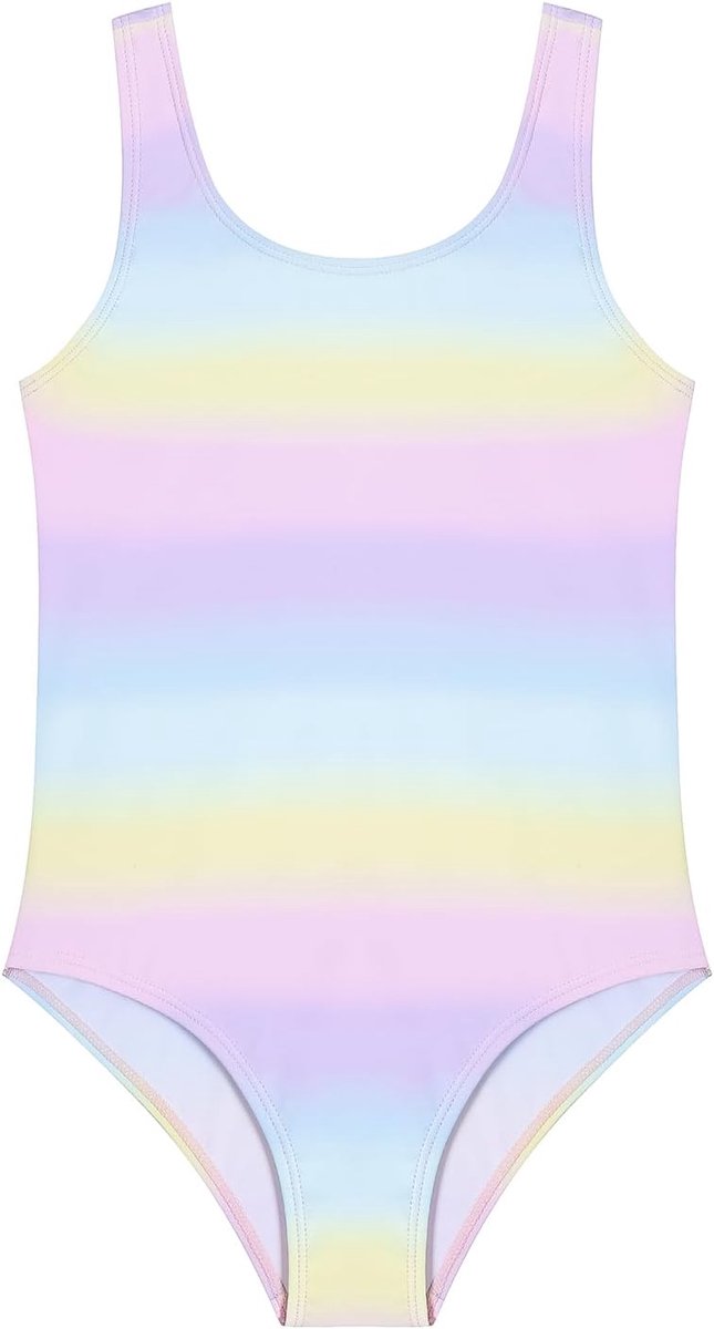 Badpak voor meisjes, comfort, eendelige badmode, elastisch, sneldrogend, badpak voor meisjes