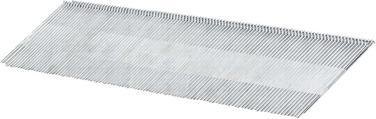2000 stuks hoekspijkers, 15 gauge, lengte 2-1/4 inch, 34 graden, verzinkt, projectpakket in verschillende maten, voor houtbewerking, bouw, zilver